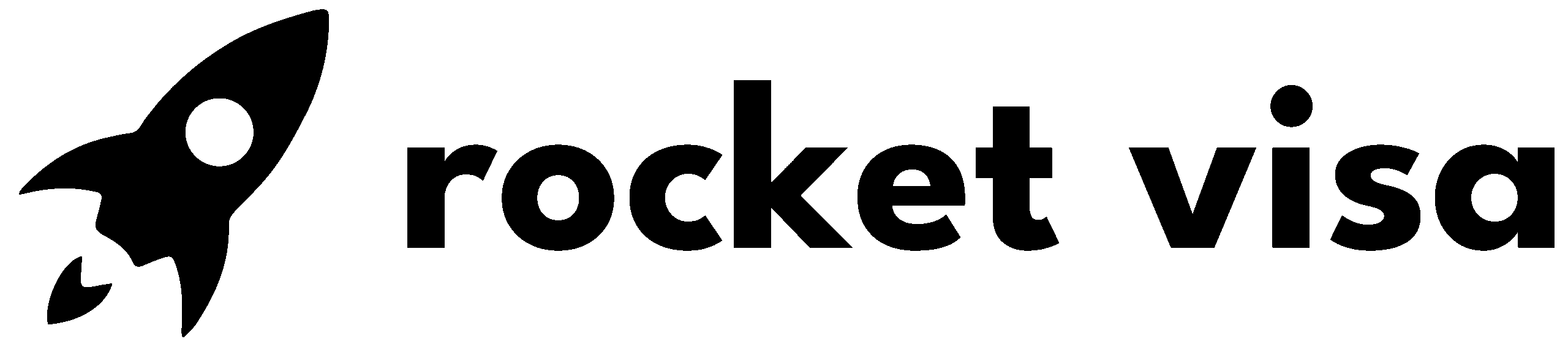 Rocket Visa logos - landscape